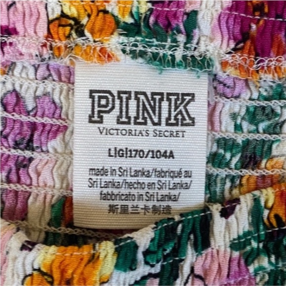 PINK Victoria's Secret Floral Crop Top - Multicolor - Picture 5 of 7